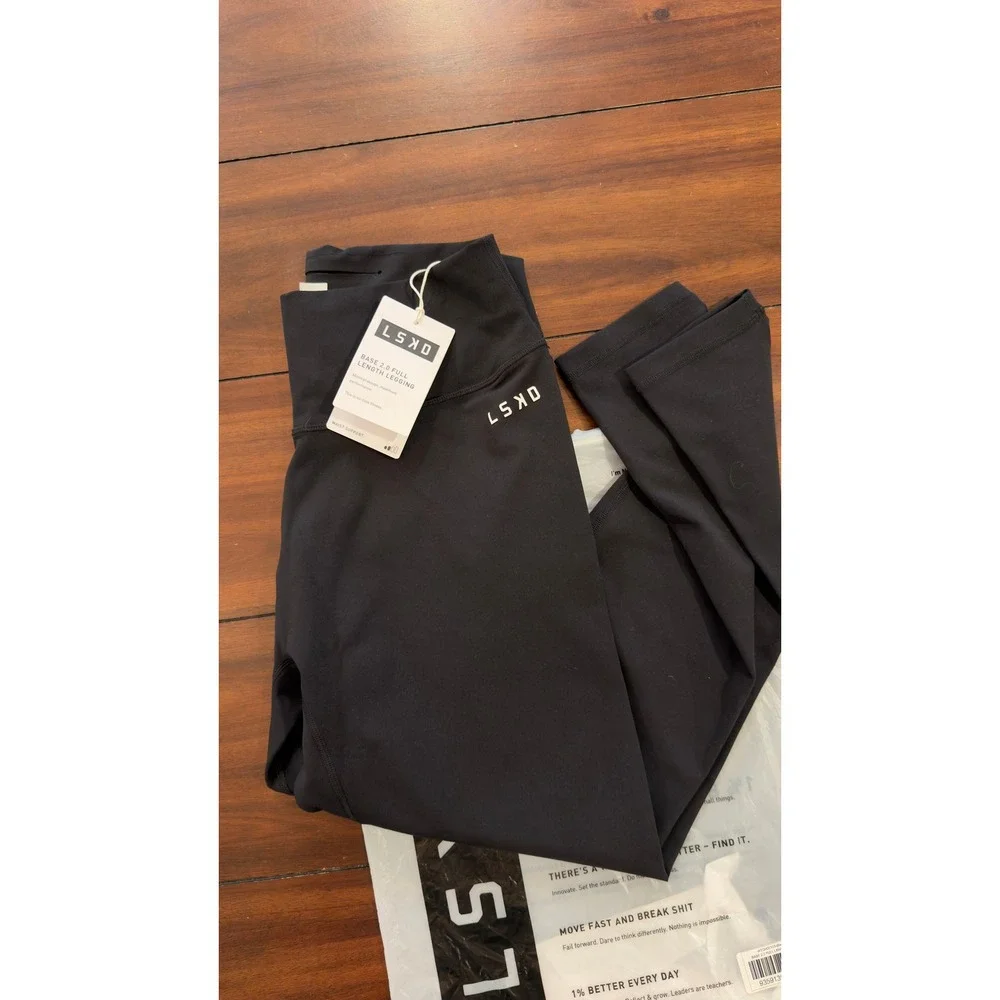LSKD Base 2.0 Full Length Legging Black XL WTGH00103-Black NWT NEW